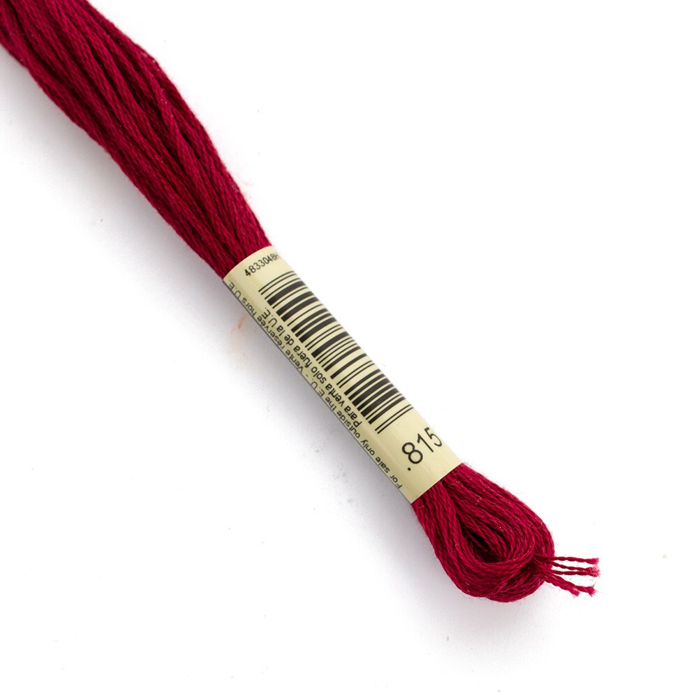 Sewing Supplies, Art & School, DMC, 6 strand, Embroidery floss, 50171, Medium Garnet